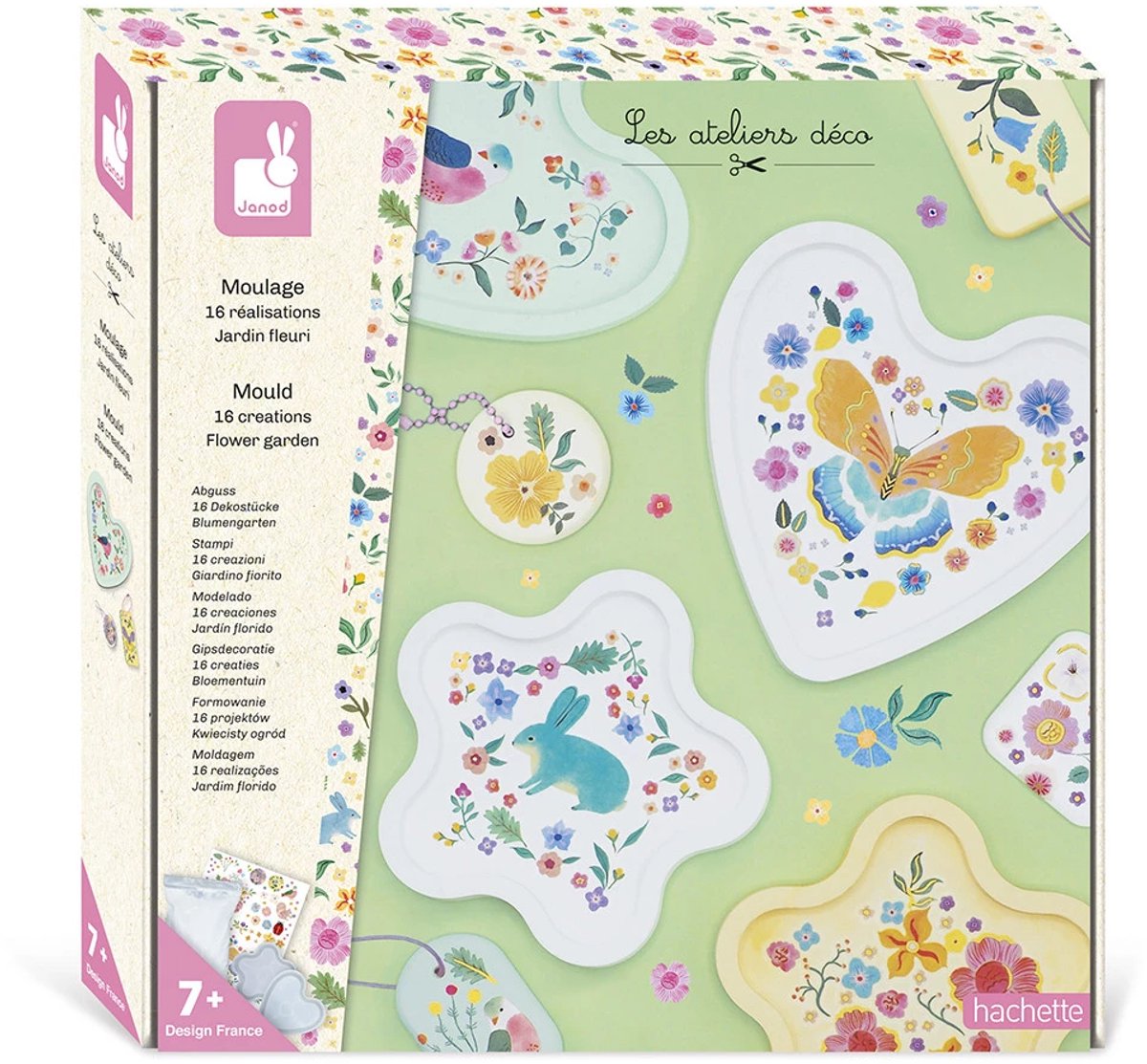 Janod - les ateliers déco - coulage plâtre - le jardin fleuri