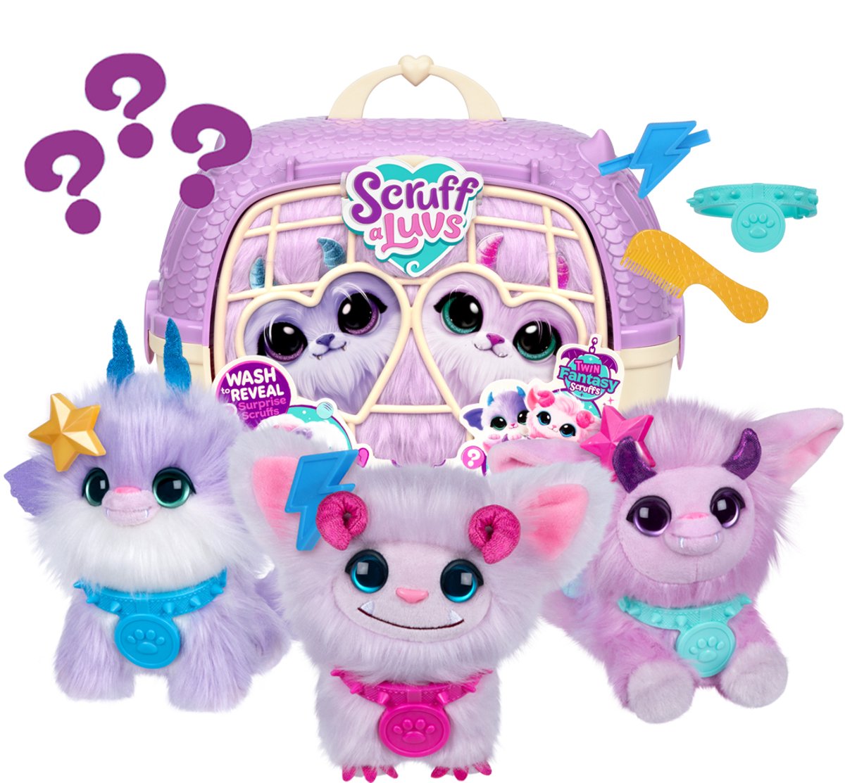 Spectron Scruff a Luvs Twin Fantasy Scruffs en peluche