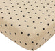 Drap-housse pour berceau Meyco baby sweet heart - sable doux noir - 40x80 90cm