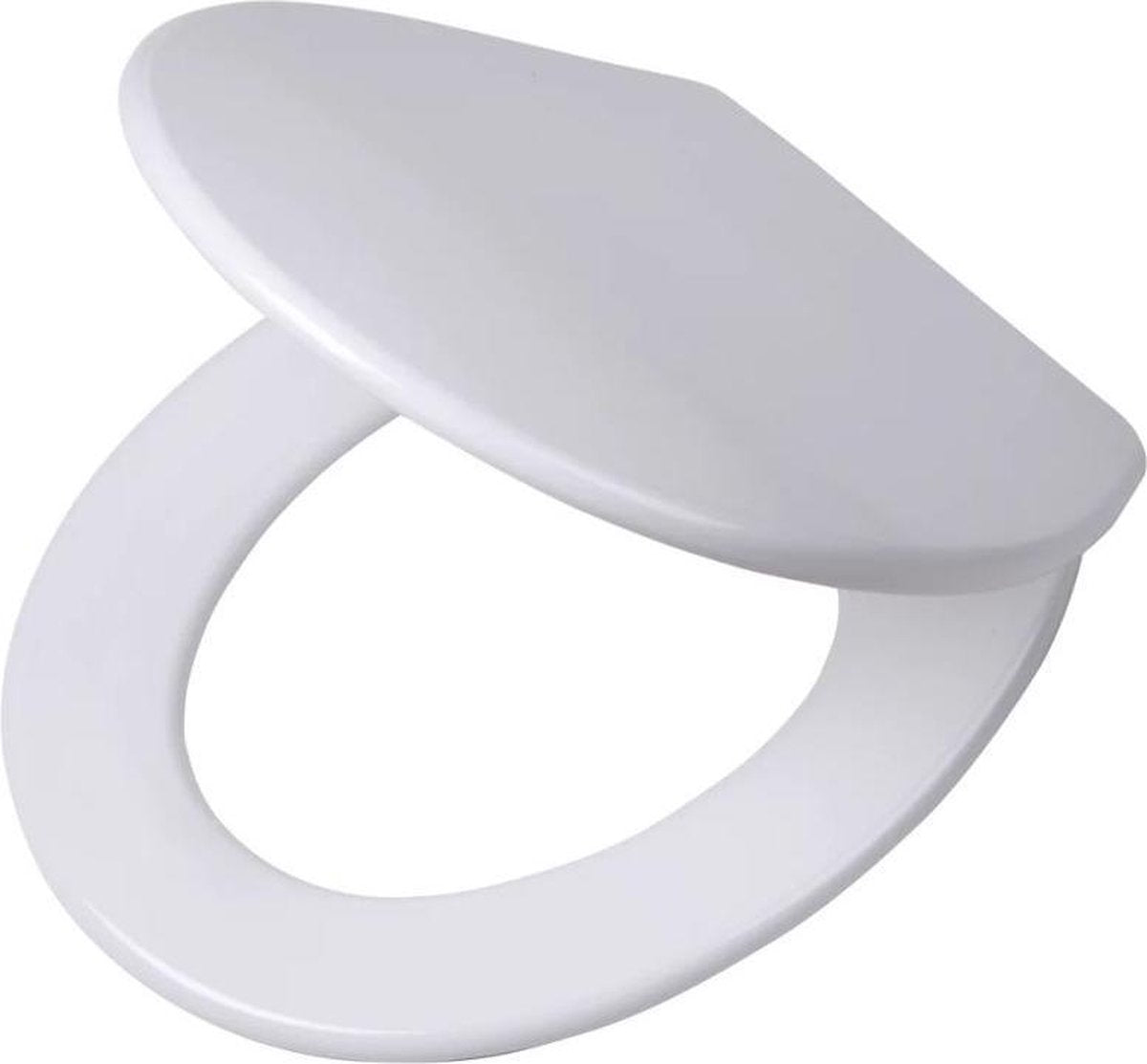 Tiger Boston - abattant de toilettes - abattant de toilettes avec couvercle - fermeture amortie - fonction easy clean - duroplast - acier inoxydable brossé blanc