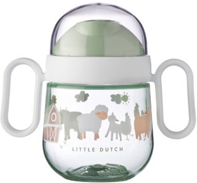 Mepal mio tasse anti-goutte 2.0 little dutch - 200 ml - facile à tenir - vaisselle enfant - petite ferme