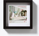 Walther Stockholm - cadre en bois mdf - format photo 20x20 cm - noir