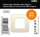 Assiette de couverture crème originale Niko - simple - 10 pièces