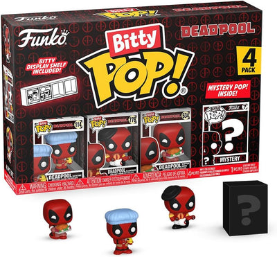 Funko Bitty Pop ! merveille : pack de 4 pour l'heure du bain de Deadpool