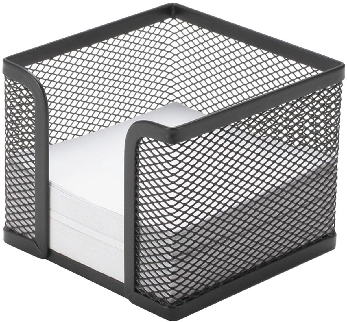 Cube mémo Q-connect | métal | noir