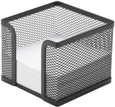 Cube mémo Q-connect | métal | noir
