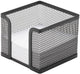 Cube mémo Q-connect | métal | noir