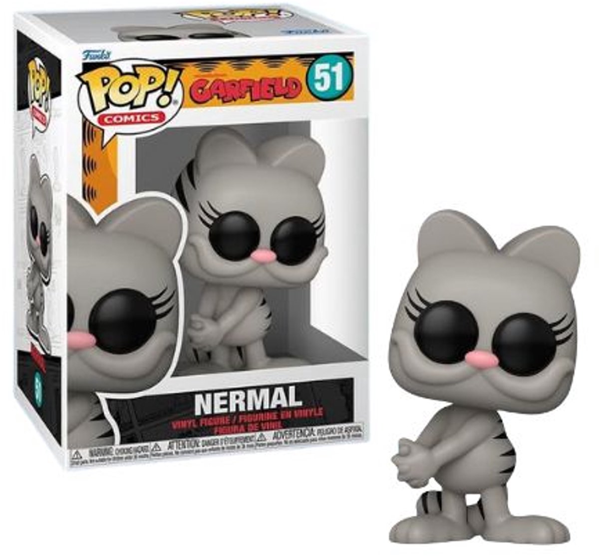 Funko Garfield Nermal Vinyl Figure 51 Unisexe Pop! - neutre - standard
