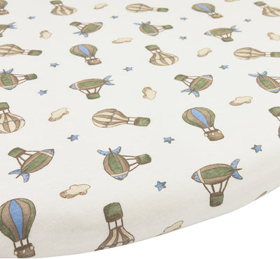 Meyco bébé ballons à air drap-housse matelas de parc rond - multicolore - 90 95cm