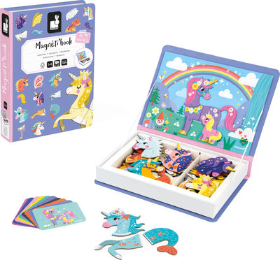 Janod - magnétibook - licorne