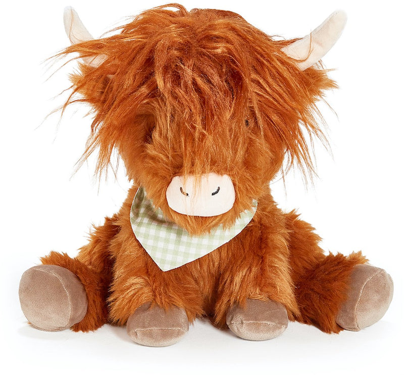 Bunnies by the Bay peluche Hamish la vache des Highlands - 25 cm - peluche avec détails brodés - sans danger pour tous les âges
