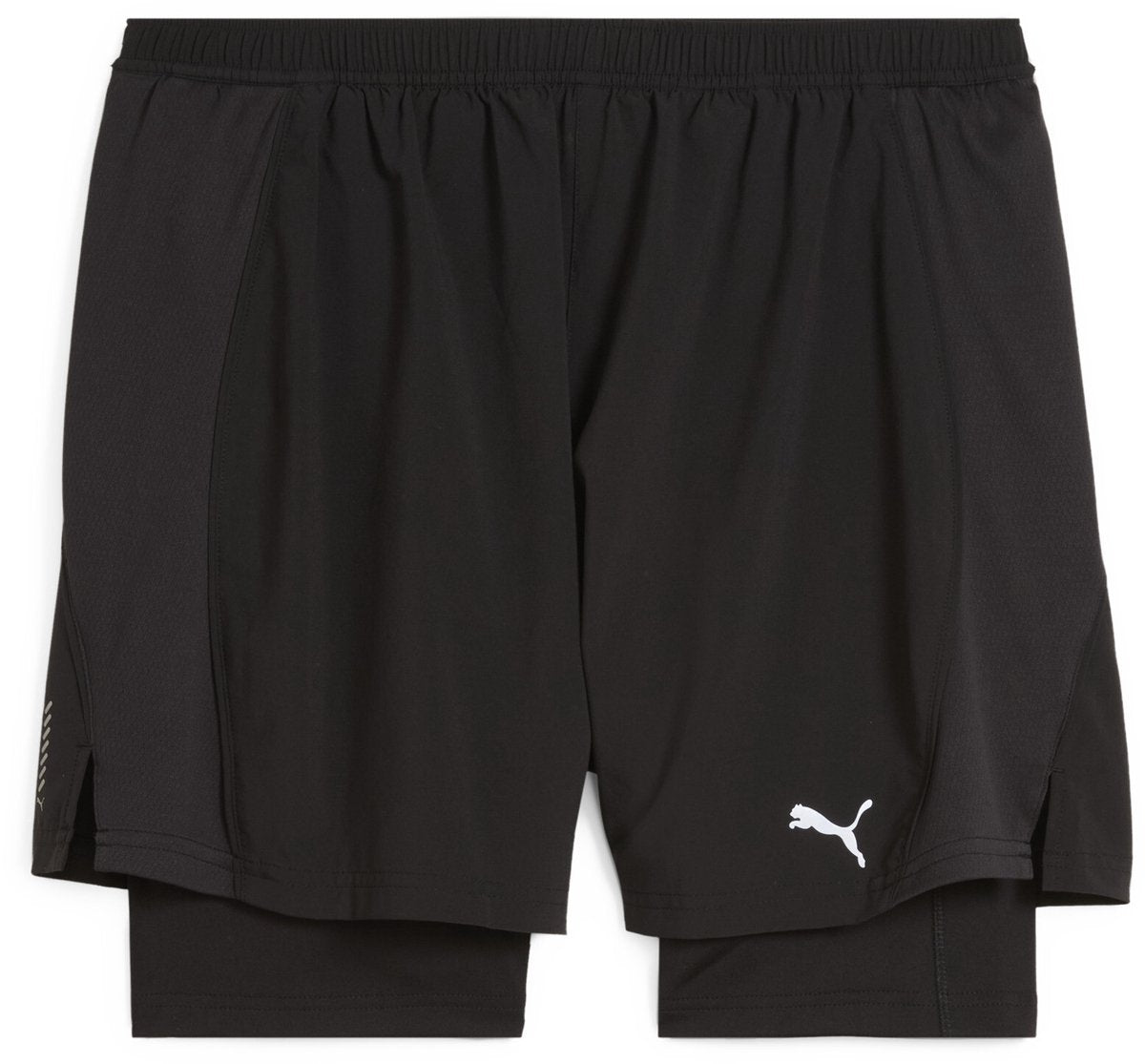 Pantalon de sport court Puma m run speed 2in1 pour homme - noir