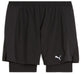 Pantalon de sport court Puma m run speed 2in1 pour homme - noir