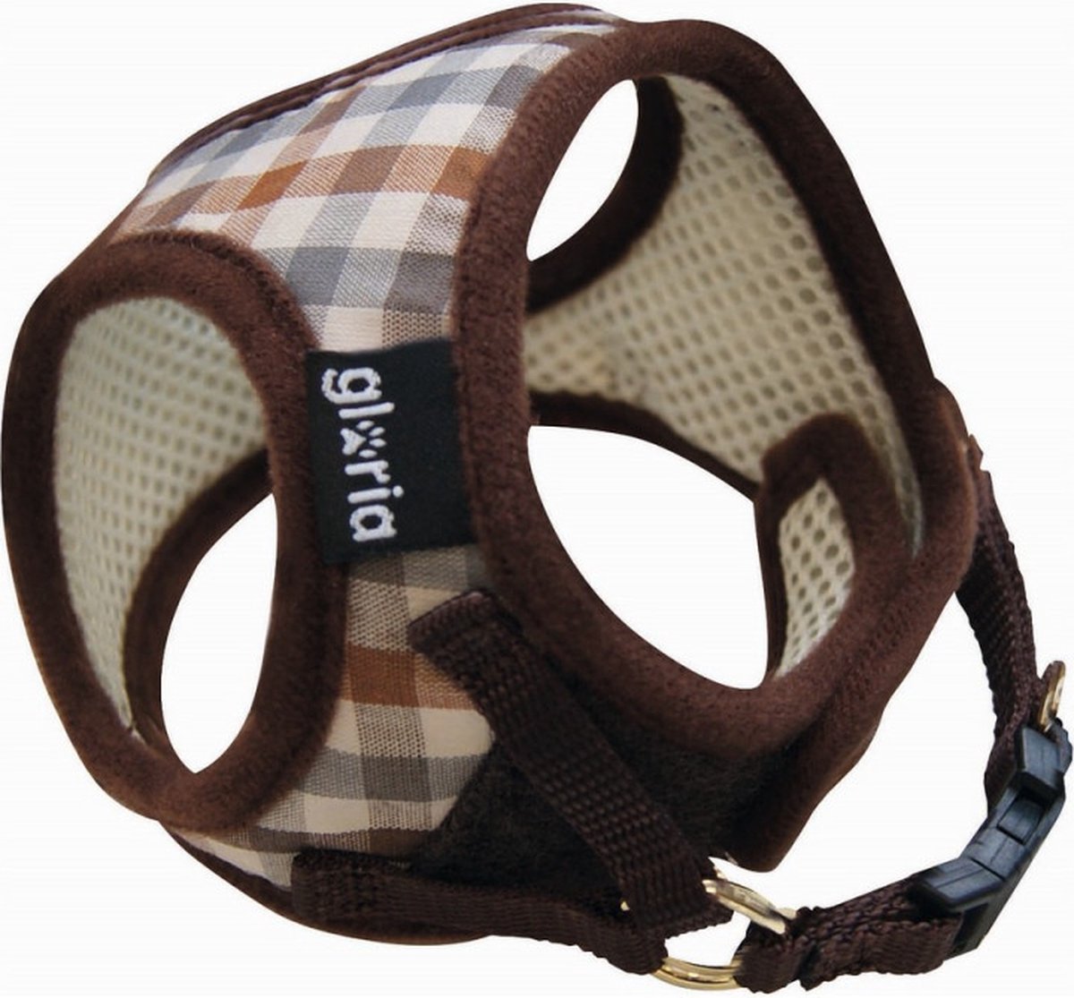 Harnais pour chien Gloria à carreaux 17-22 cm taille xs