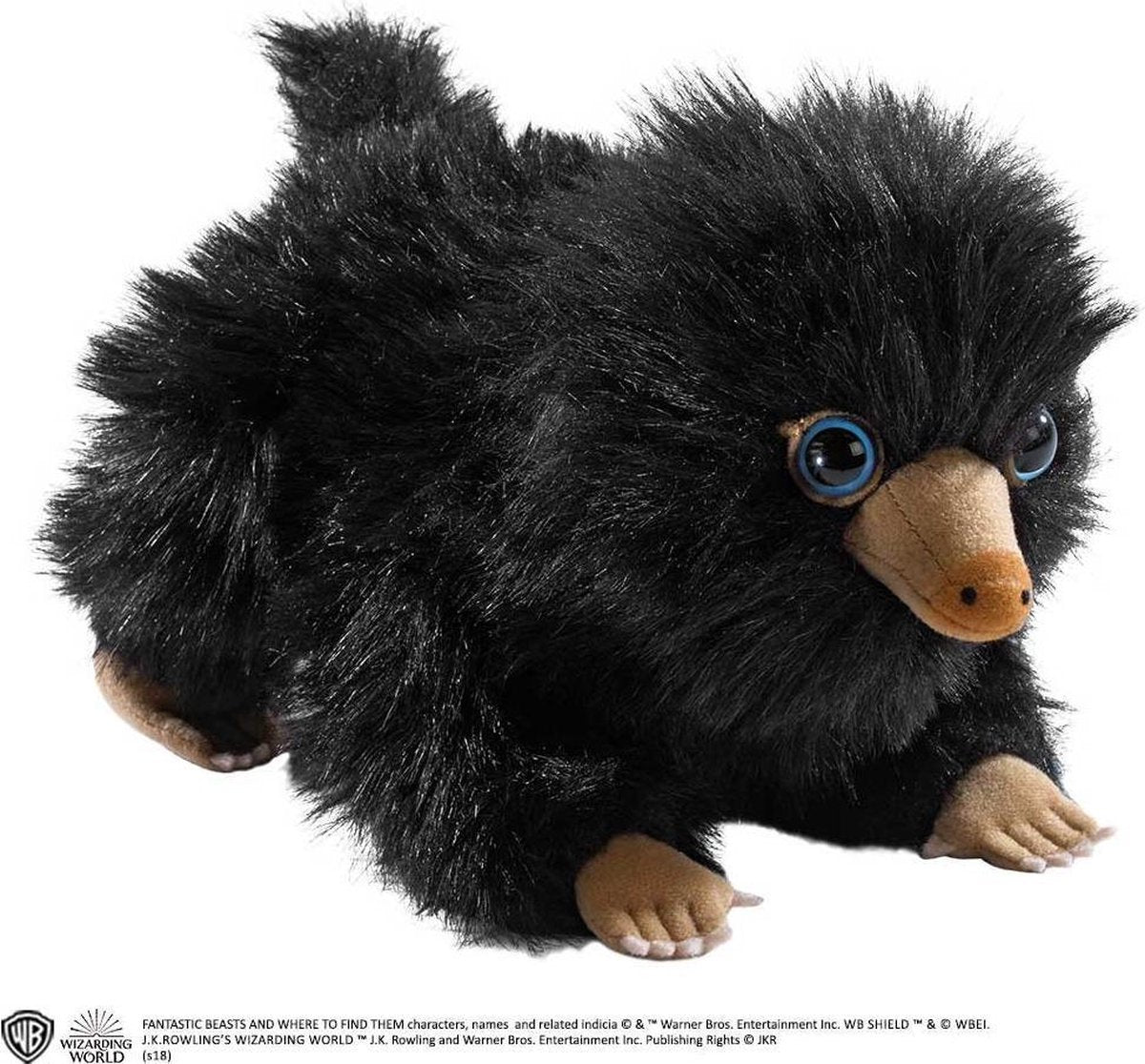 La noble collection Harry Potter : Les Animaux Fantastiques - Peluche Niffler bébé noir