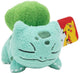 Jazwares peluche pokémon endormi figurine bulbasaure 12 cm peluches