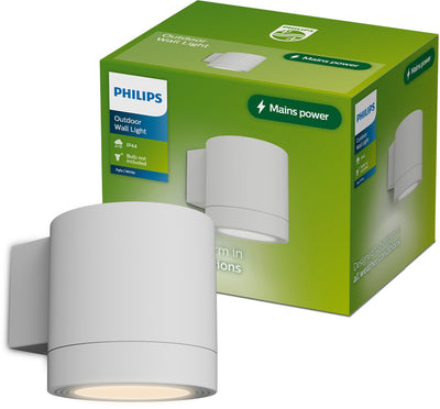 Philips LED Applique Philips Fylx - éclairage extérieur - raccord Gu10 - résistant aux intempéries : IP44 - blanc - design moderne