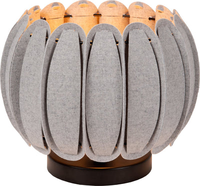 Lucide Spencer - lampe de table - ø 30 cm - 1xe27 - gris
