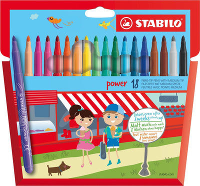 Stylos-feutres Stabilo Power - 18 pcs.