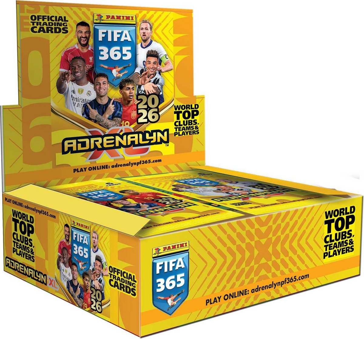Panini s.p.a fifa 365 adrenalyn 2026 - présentoir panini 24 paquets de cartes à collectionner