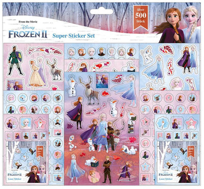 Ensemble de super autocollants Undercover Disney La Reine des Neiges, 500 pcs.