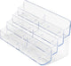 Porte-cartes de visite Deflecto 2 x 4 compartiments de rangement | transparente