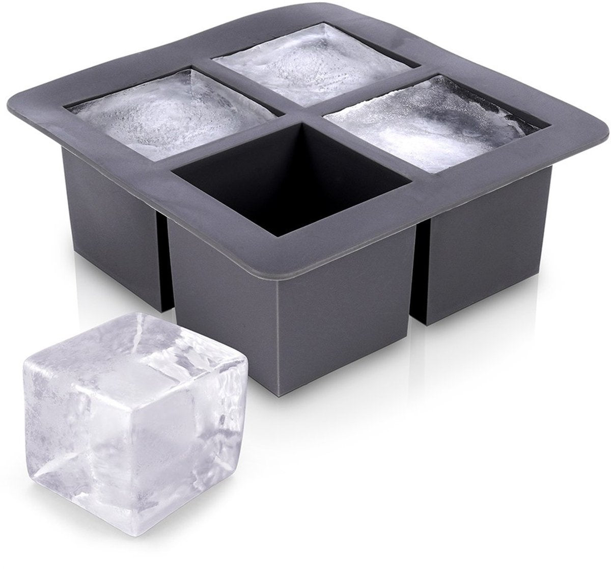 Machine à glaçons Home Styling 4 blocs de glace - noir