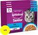 Nourriture pour chat Whiskas - senior 7+ - sélection de poissons en gelée - 48x85g