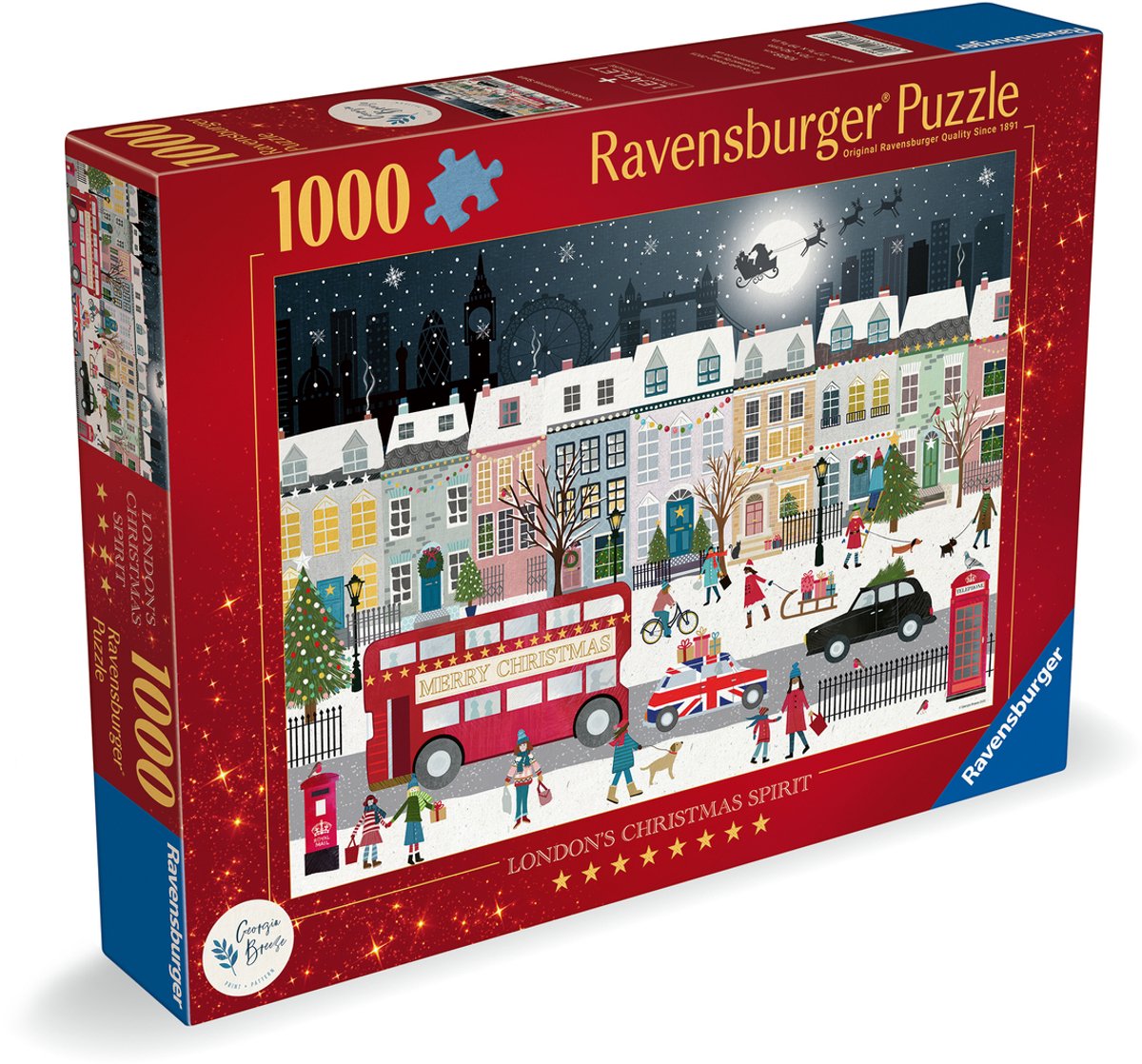 Ravensburger - L'esprit de Noël de Londres - puzzle - 1000 pièces