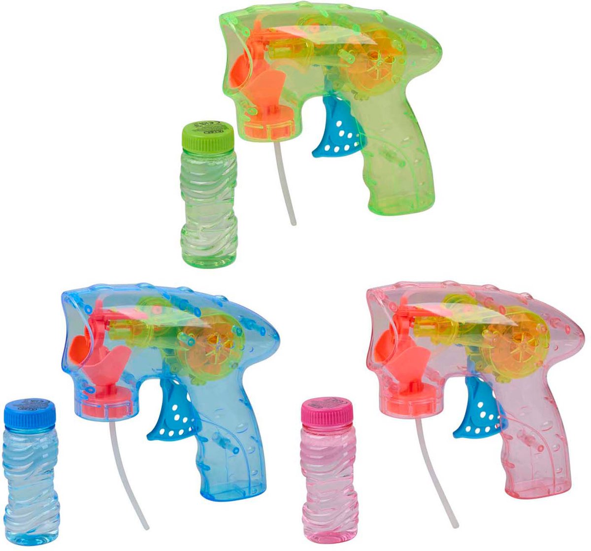 Pistolet à bulles avec lumière