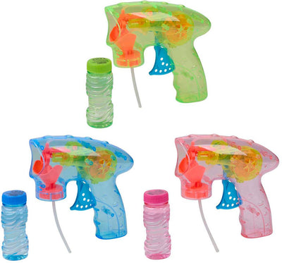 Pistolet à bulles avec lumière