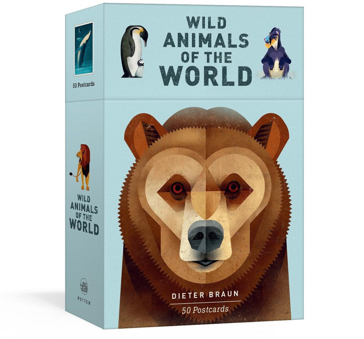 Ballantine livres animaux sauvages du monde : 50 cartes postales
