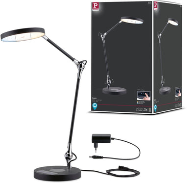 Paulmann lampe de bureau LED numis blanc interrupteur 1000lm 11w noir