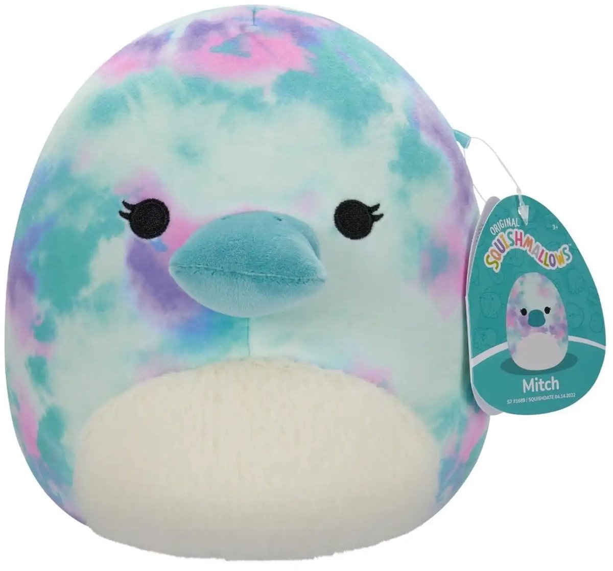 Peluche Squishmallows Mitch Ornithorynque - 20 cm