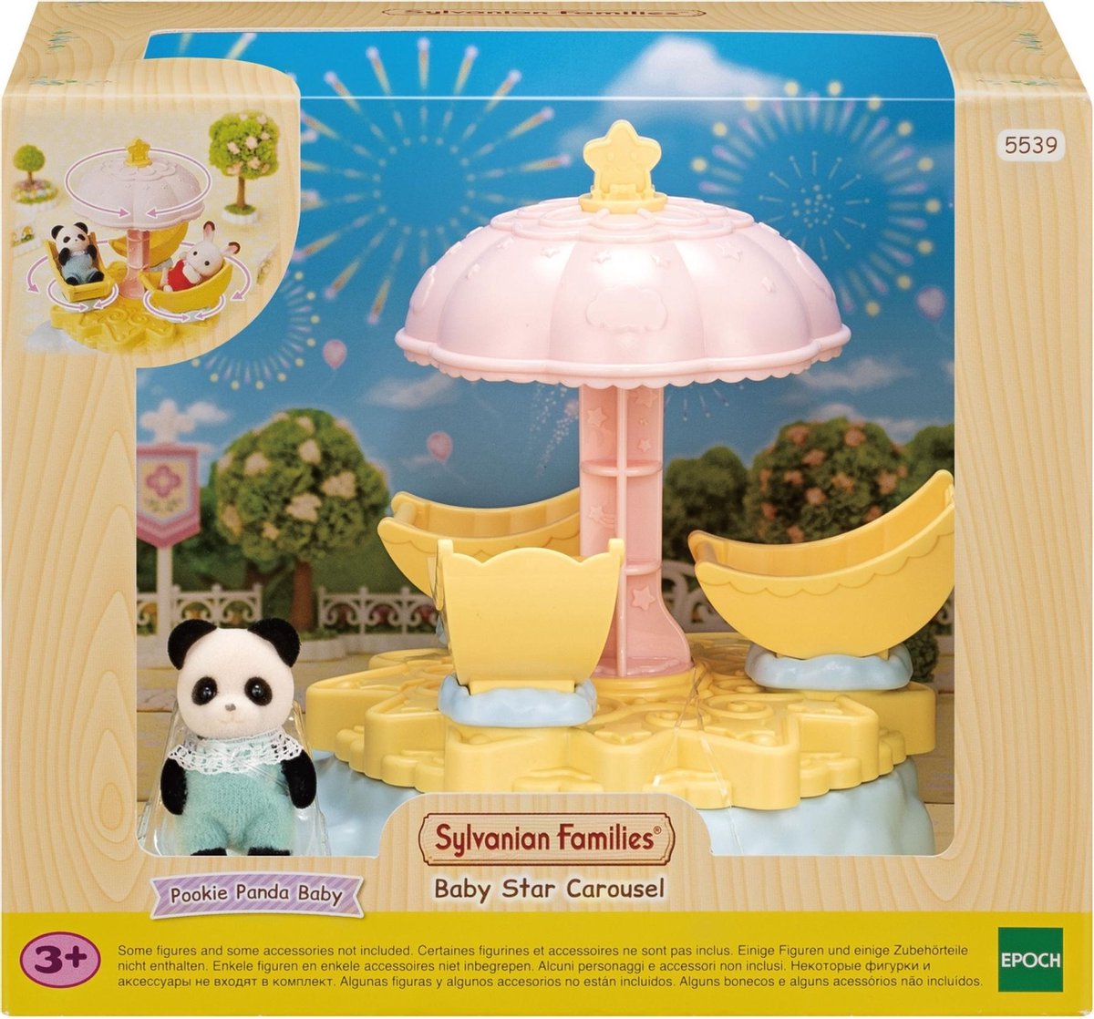 Sylvanian family 5539 carrousel pour bébé