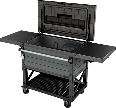 Table de fête réfrigérée pour patio Keter Unity - 95,5x58,4x89,8cm - noir
