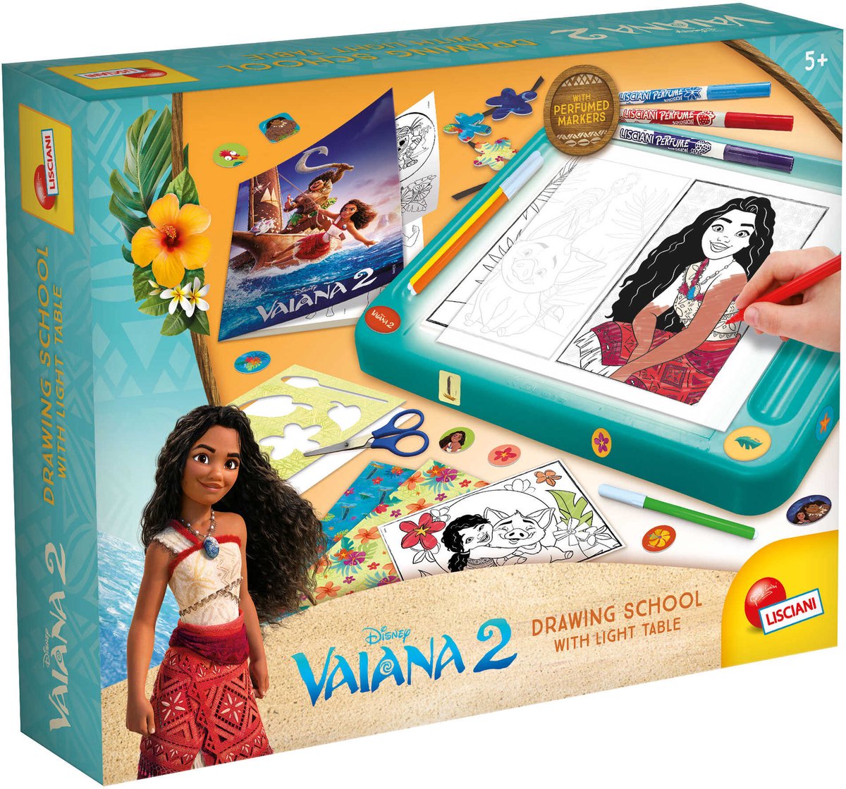 École de dessin Lisciani Oceania 2 avec table lumineuse