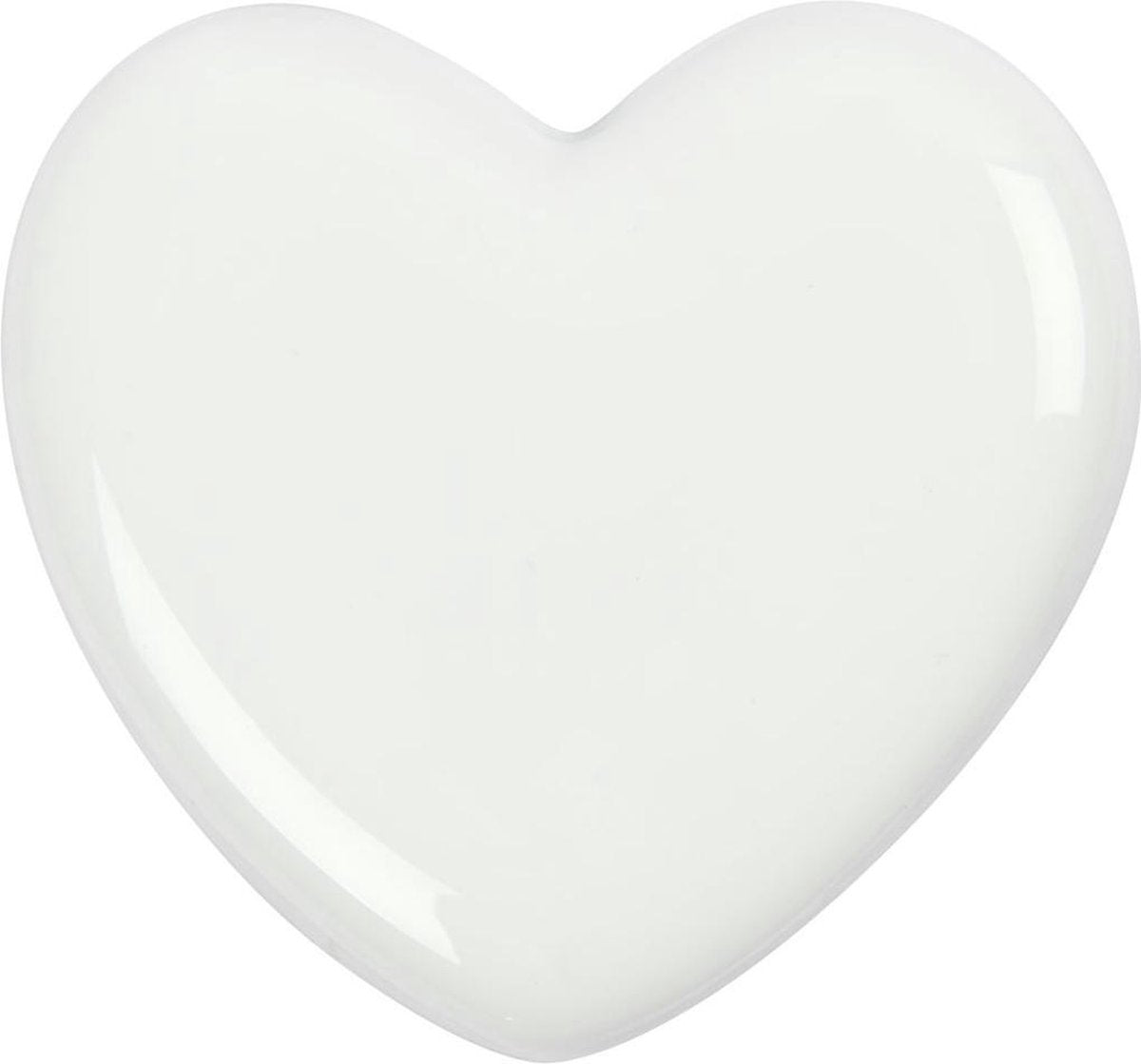 Cœur de verre - blanc, 1er.