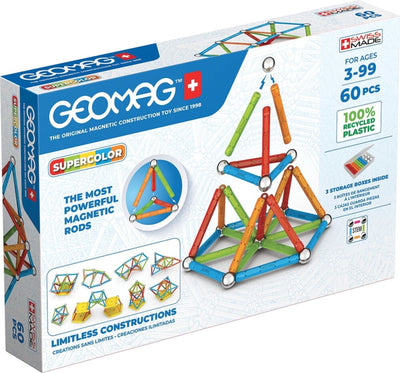 Geomag Super Color recyclé, 60dlg.