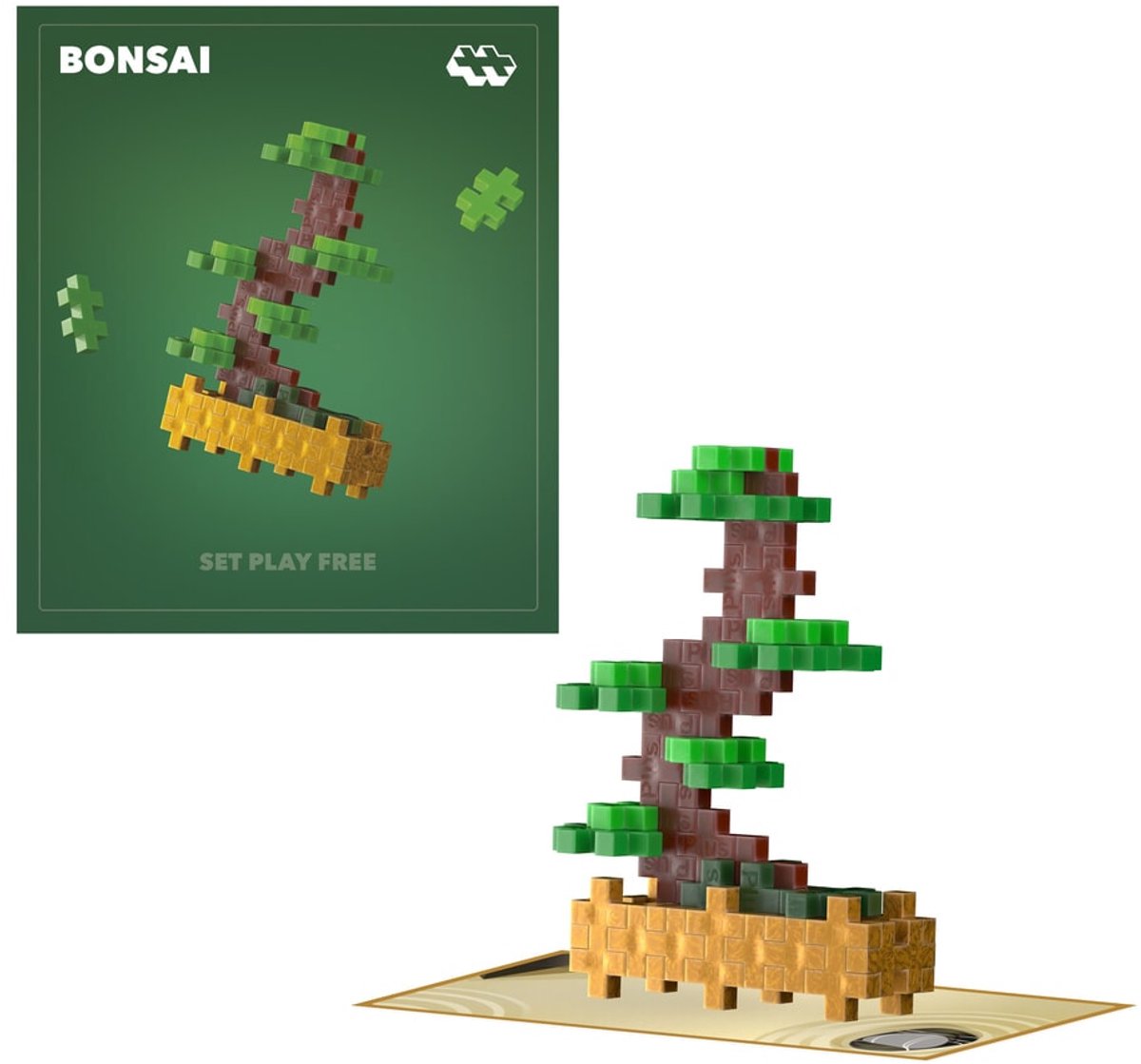 Packs de plantes Plus Plus - Bonsaï vert Plantes à fleurs Plus-Plus (4338)