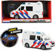 Bus de police avec lumière et son