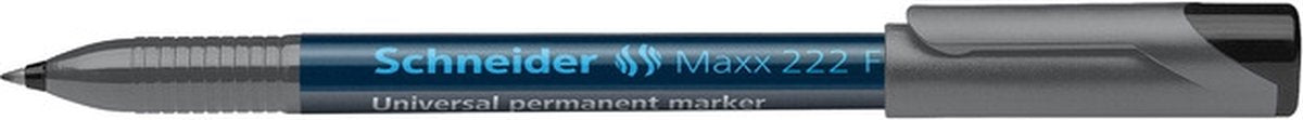 Schneider instruments d'écriture marqueur universel schneider maxx 222 f permanent noir boîte de 10 pièces