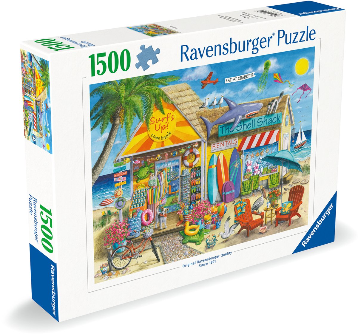 Ravensburger puzzle surf's up - 1500 pcs.