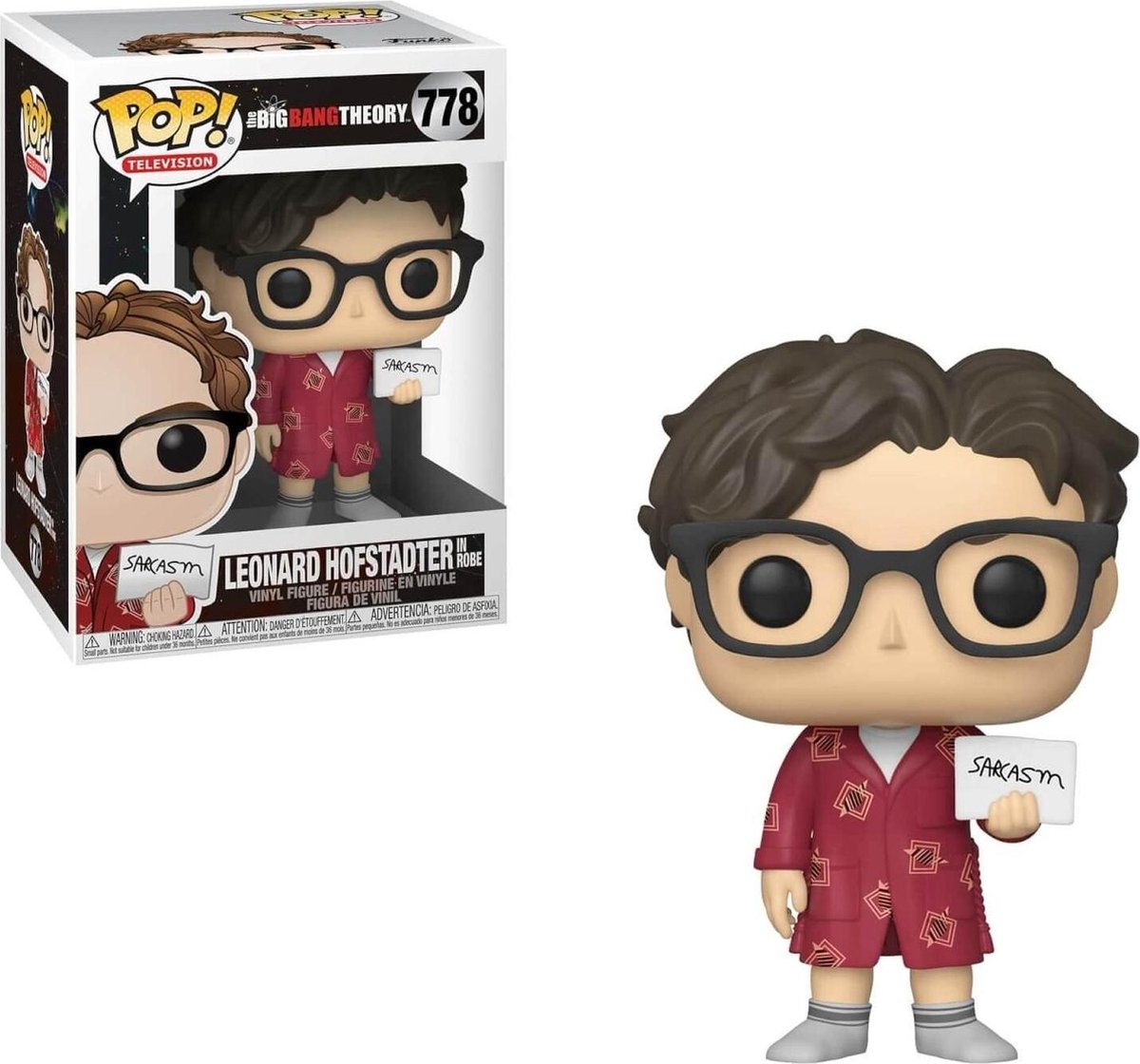 Funko Leonard Hofstadter #787 - Théorie du Big Bang - - pop !