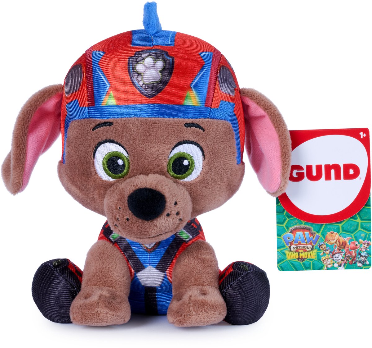 Paw Patrol Gund - Peluche du film Dino de Zuma, peluche sous licence officielle, marchandise du film 15,2 cm