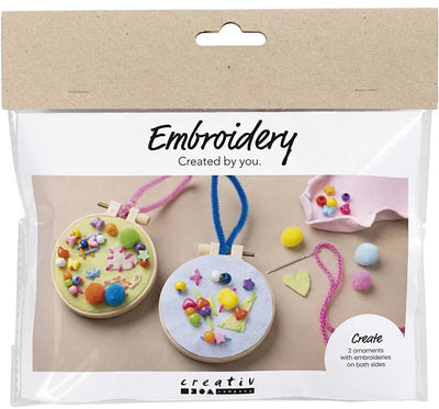 Creativ company mini hobby set broderie, fantaisie, 1 boîte