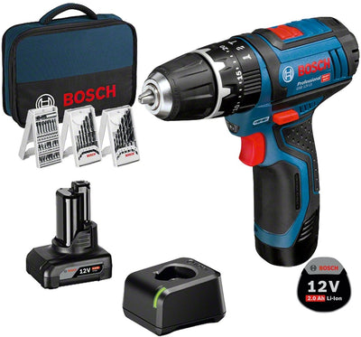 Bosch professionnel gsb 12v-15 ensemble de valeurs 06019b690g