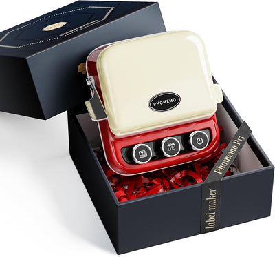 Phomemo p15 - imprimante d'étiquettes portable - imprimante thermique à ruban rétro - technologie d'impression thermique sans encre - 203 dpi - connectivité Bluetooth - batterie au lithium rechargeable - compacte légère - étiquettes de bricolage
