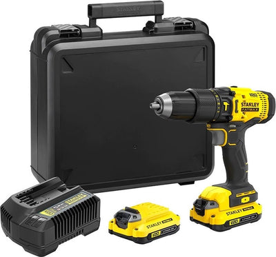 Série Stanley fatmax - perceuse à percussion - 18v - 50nm - 2x1,5ah