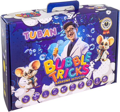 Ensemble de bulles de jouets Tuban - 10 tours de bulles magiques pour les enfants.